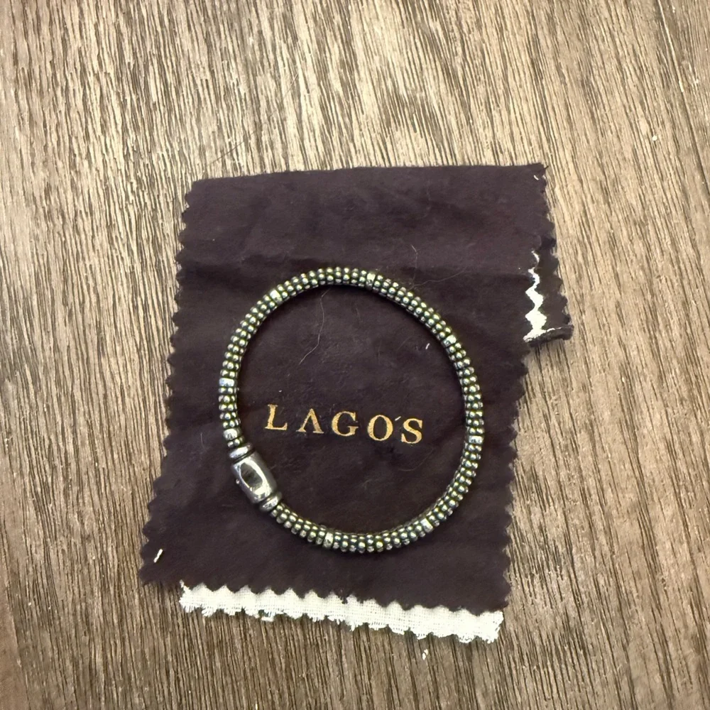Lagos Sterling Silver Caviar Bracelet